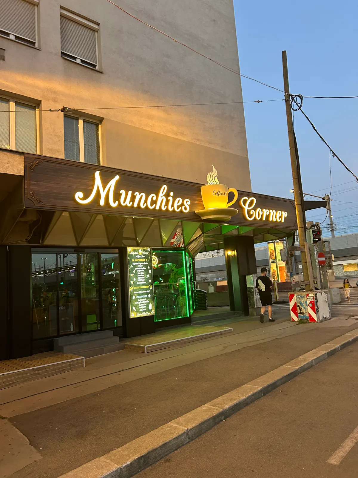 Beleuchtete Werbung