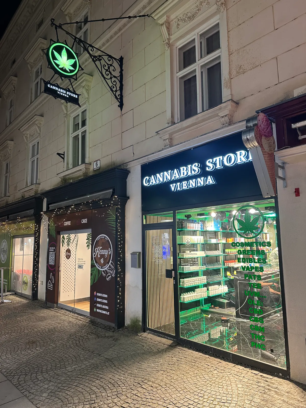 Beleuchtete Werbung