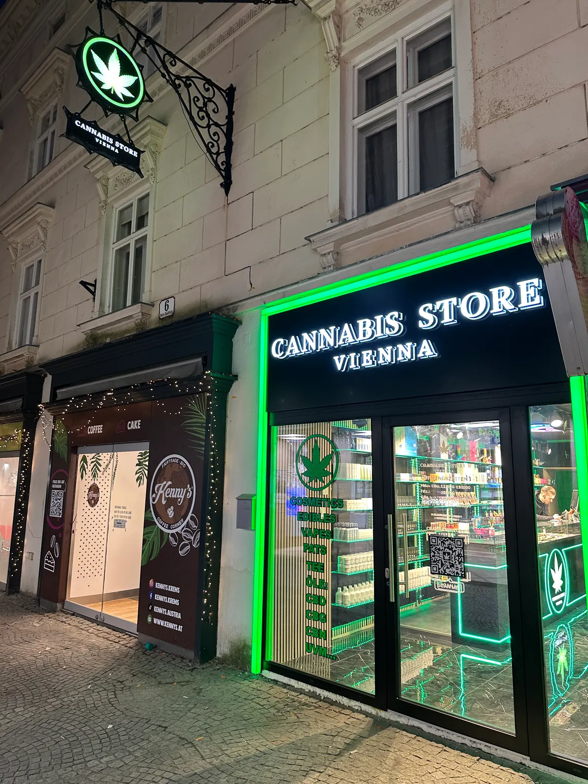 Beleuchtete Werbung
