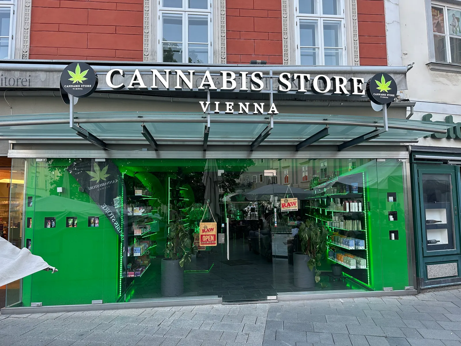 Beleuchtete Werbung