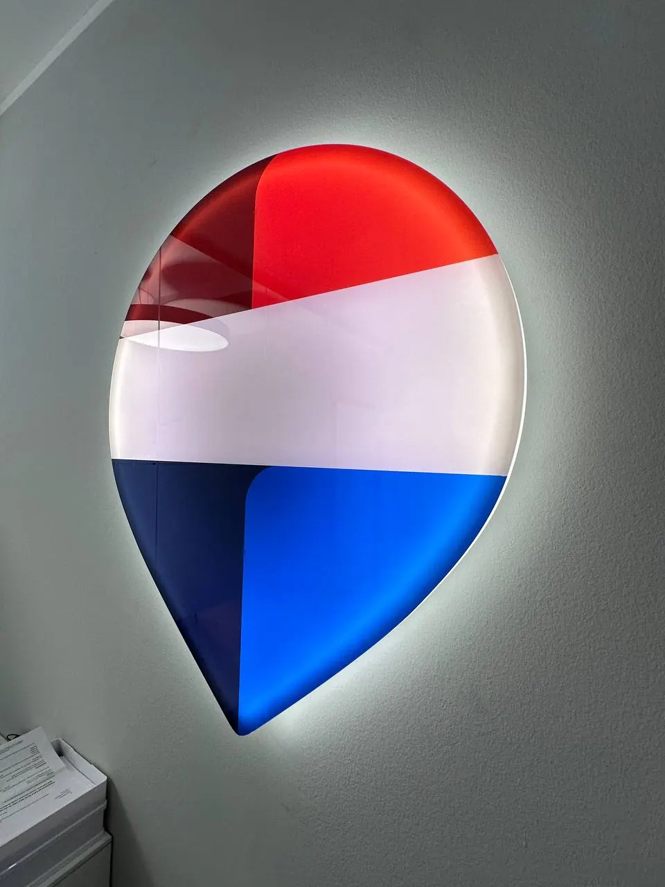 Beleuchtete Werbung